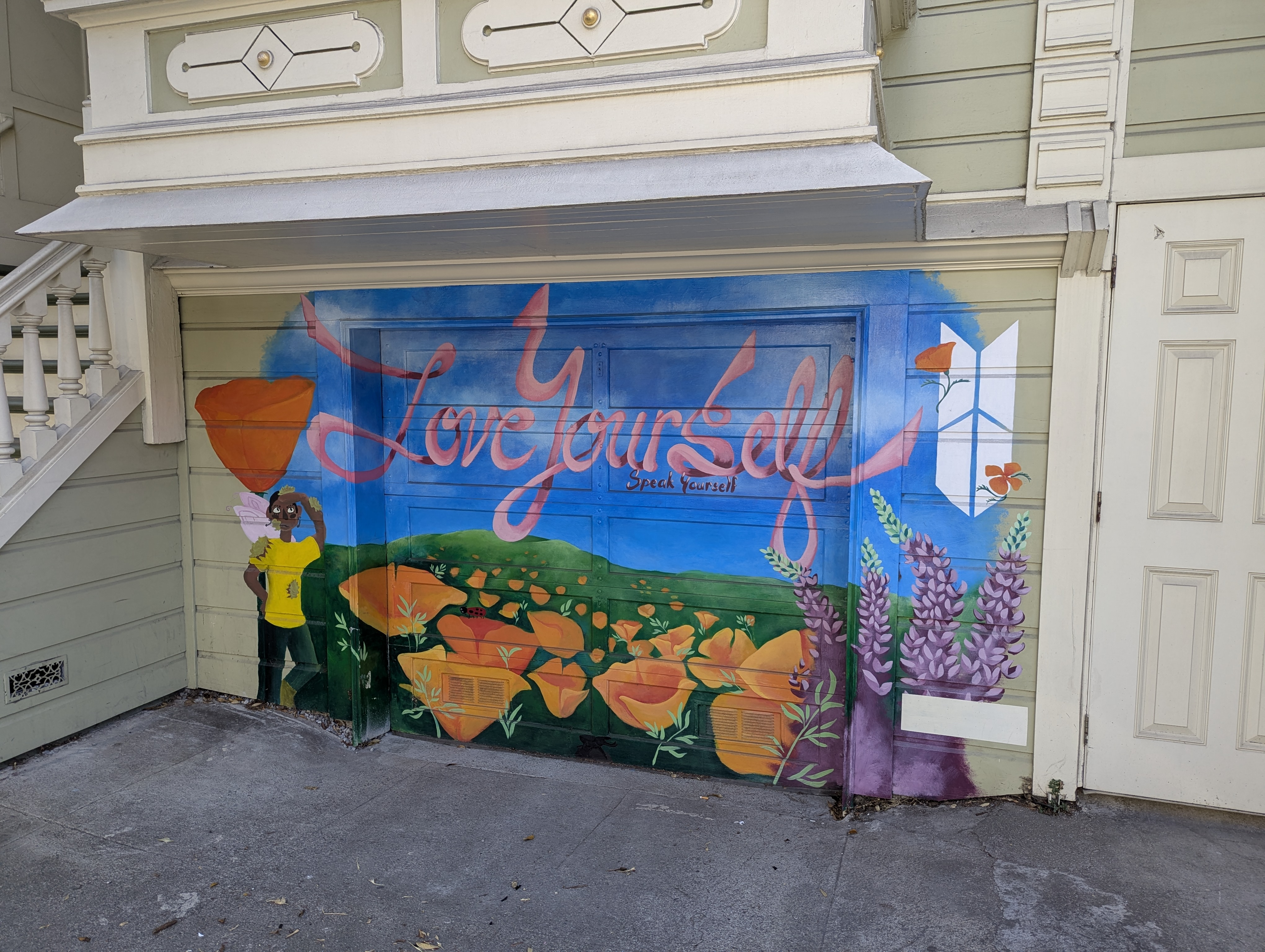 love yourself mural